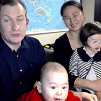 The family at the centre of THAT viral interview are back for another one 