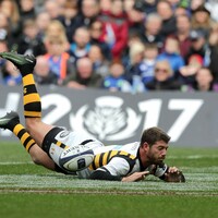 Watch: Willie Le Roux drops the ball as he dives over the try line against Leinster