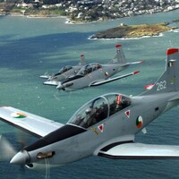 Pictures: The Air Corps flew in formation across Dublin this morning