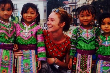 Danielle McLaughlin in Goa last month. 