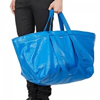 Fashion label Balenciaga is selling a big blue IKEA bag lookalike for &acirc;�&not;2000