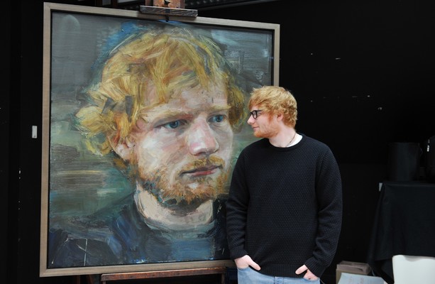 This Irish Artist S Portrait Of Ed Sheeran Is Now On Display In The National Portrait Gallery