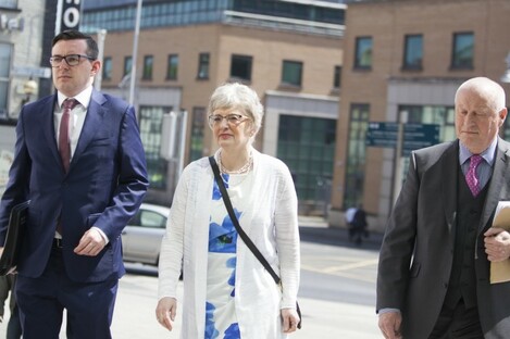 Katherine Zappone arriving at the Central Criminal Court today. 