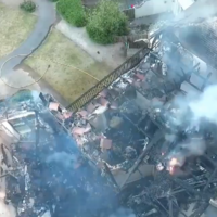 Dozens left homeless after fire destroyed up to 60 apartments in Blanchardstown