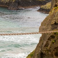 Vandals tried to cut down the iconic Carrick-a-Rede rope bridge