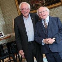 Michael D Higgins met Bernie Sanders yesterday, and everyone wants them to be best mates