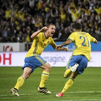 Watch: Dramatic late goal from the half-way line sees Sweden upset France