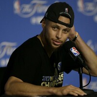 Steph Curry makes his feelings clear on a Golden State Warriors visit to the White House