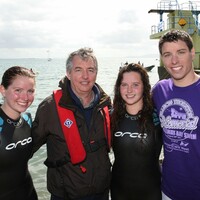 'The swim has been a great way to help us cope with our grief'