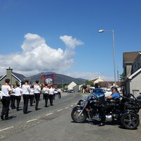 The 12th of July is being promoted as a tourist attraction - so we went to follow the parade 