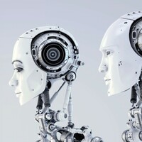 Two robots casually debated the future of humans in Hong Kong this week