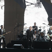 A spectacular fly-past and understated Trump references: U2 bring 'The Joshua Tree' home