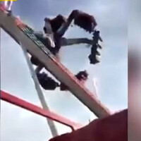 Malfunction in US fairground ride throws riders 50 feet through the air, killing one and injuring seven