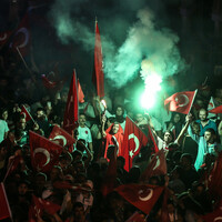 Nearly 500 people on trial today for plotting Turkey coup - but the main suspect remains in US