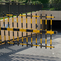 Man stole car keys from house and repeatedly crashed into underground car park gates