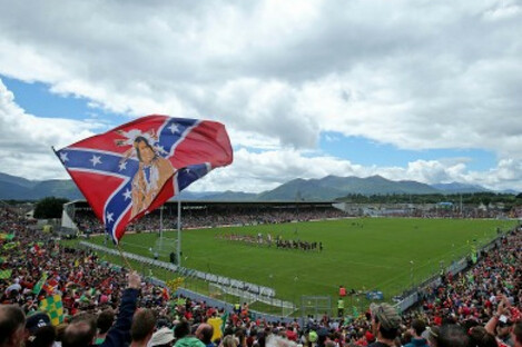 Cork fans have adopted a range of different flags.