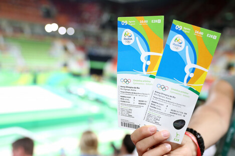 File photo of Rio 2016 tickets. 