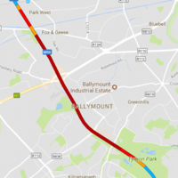 All lanes reopened on M50 following five car crash