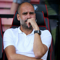 Watch: Pep Guardiola baffled by Raheem Sterling red card