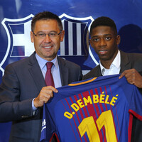 Dembele's Barca presentation marred by jeers and calls for president to resign