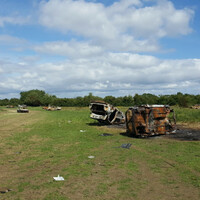 86 burnt-out cars removed from site of planned new suburb ahead of project launch 