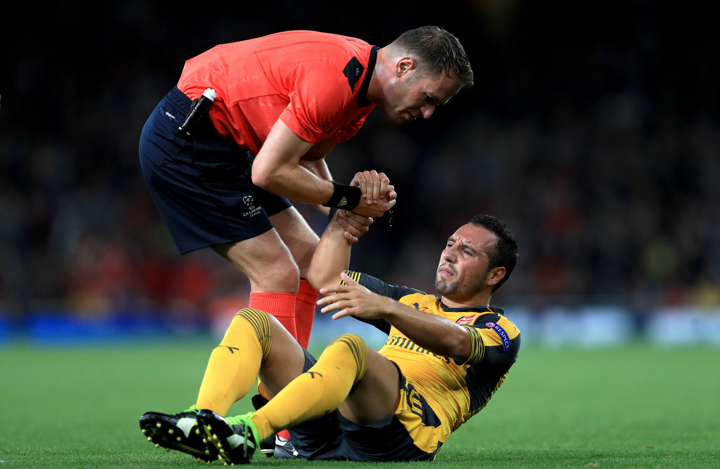 Cazorla left out of Gunners Premier League squad