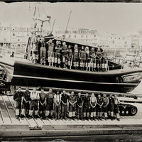 'Some of them are moved to tears': A photographer is capturing Ireland's lifeboat crews with Victorian techniques