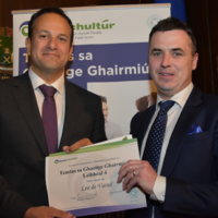 Taoiseach 'Leo de Varad' has been given a certificate for Irish-speaking skills