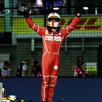 Vettel snatches Singapore pole with stunning lap record