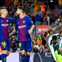 Watch: Majestic Messi leads Barca romp with four goals