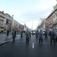 Garda pleads not guilty to assaulting RT&Atilde;� cameraman at protest against far-right group