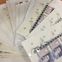 'Industrial scale' forger caught after fake &Acirc;&pound;20 used in a sandwich shop