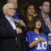 Vice President Mike Pence walks out of NFL game after players kneel for anthem