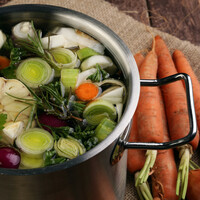 'October is "stock pot" month when carrots, leeks and parsnips come into their own'