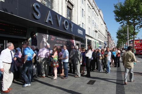 The Savoy Cinema on Dublin's O'Connell Street. 