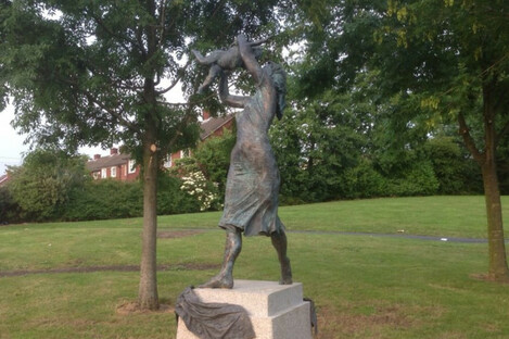 The statue has been in Finglas since 1996.