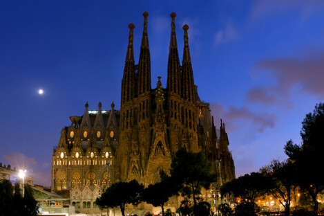 La Sagrada Familia is perhaps Barcelona's most famous landmark. 