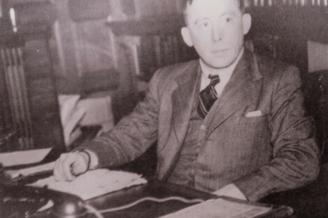 Librarian and codebreaker Richard Hayes. 