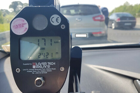 A person clocked speeding during the last National Slowdown Day.