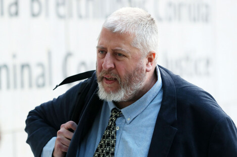 Tom Humphries arriving at court earlier this month.