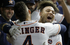 Houston's Gurriel apologises for apparent racist gesture as Astros beat Dodgers