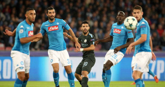 Sergio Aguero breaks record as 4-star Man City progress with two games to spare