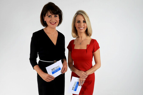 The new presenters of the Six-One: Keelin Shanley and Caitriona Perry.