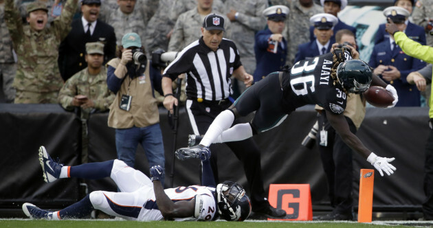 The Eagles scored so many touchdowns that they ran out of celebration fireworks