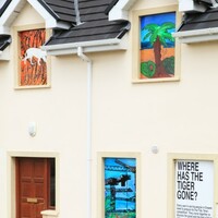 Ghost estate turned into outdoor art exhibition