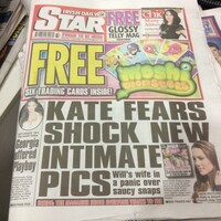 Irish Daily Star criticised by palace and UK owners for publishing topless Kate pics