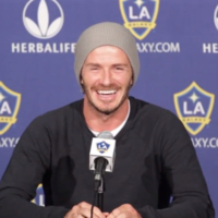 VIDEO: Phone call interrupts Beckham press conferece, he refuses to answer rival brand