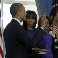 Barack Obama formally begins second term as US President