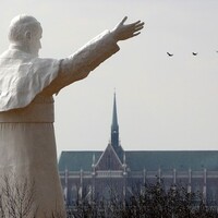 Photos: Giant statue of Pope John Paul II unveiled in Poland