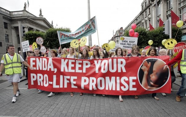 Image result for Thousands of protesters take part in pro-choice rally in Dublin